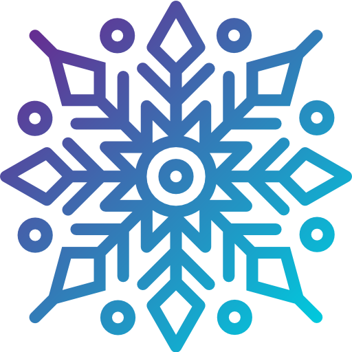 Snowflake Pause08 Gradient icon