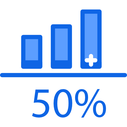 percentage Darius Dan Blue icoon