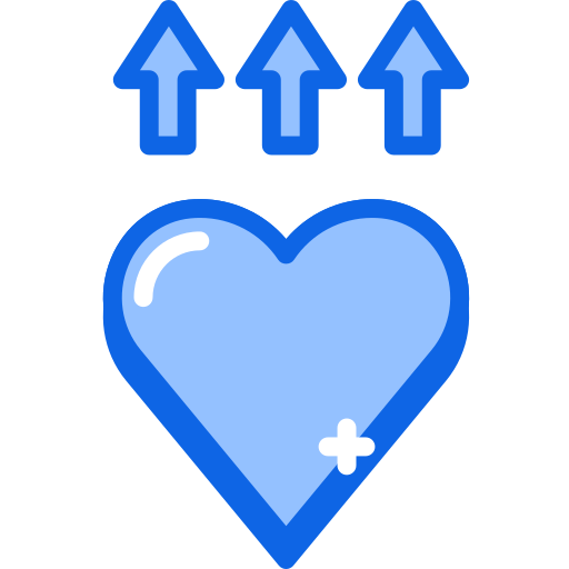 corazón Darius Dan Blue icono