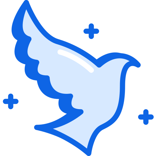 duch Święty Darius Dan Blue ikona