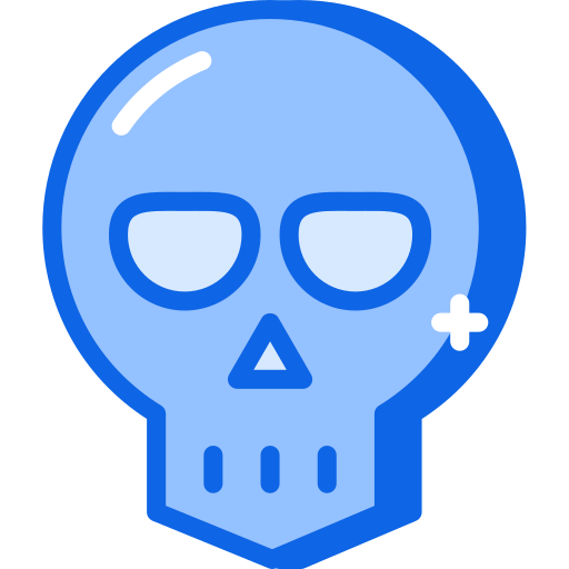 czaszka Darius Dan Blue ikona