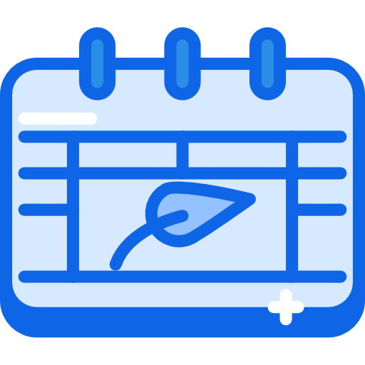 kalendarz Darius Dan Blue ikona