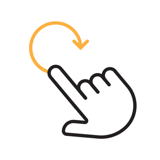 Gesture Generic outline icon