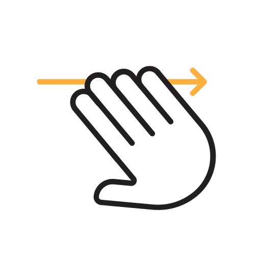 Gesture Generic outline icon