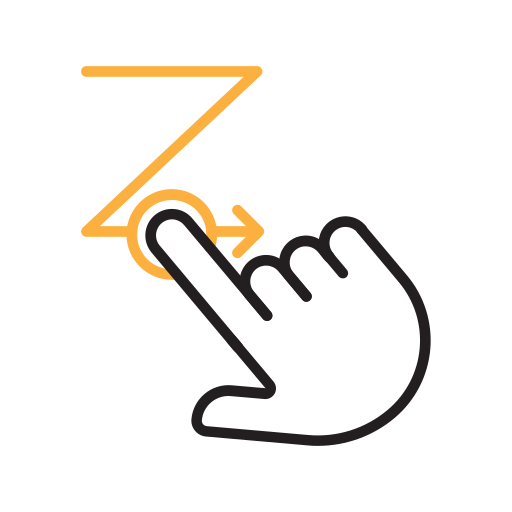 Gesture Generic outline icon