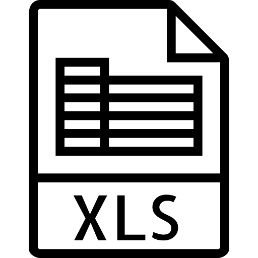 xls Basic Miscellany Lineal Icône