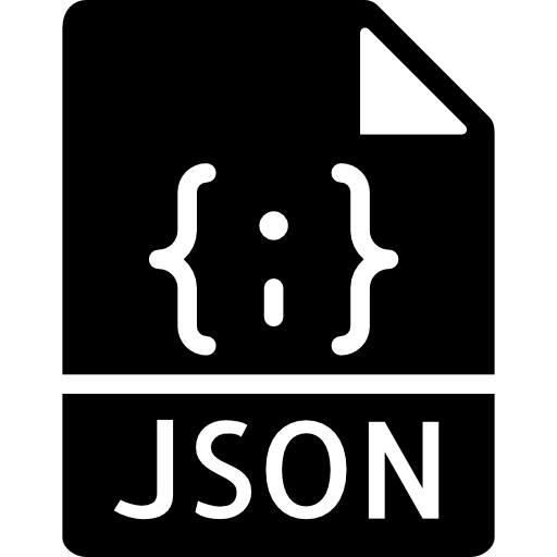 Json file Basic Miscellany Fill icon