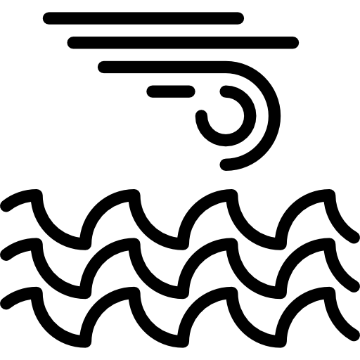 Waves Basic Miscellany Lineal icon
