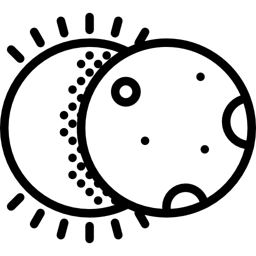 日食 Basic Miscellany Lineal icon