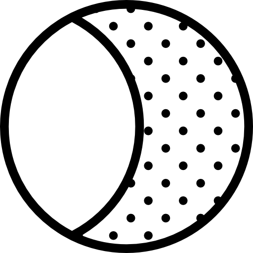 księżyc Basic Miscellany Lineal ikona