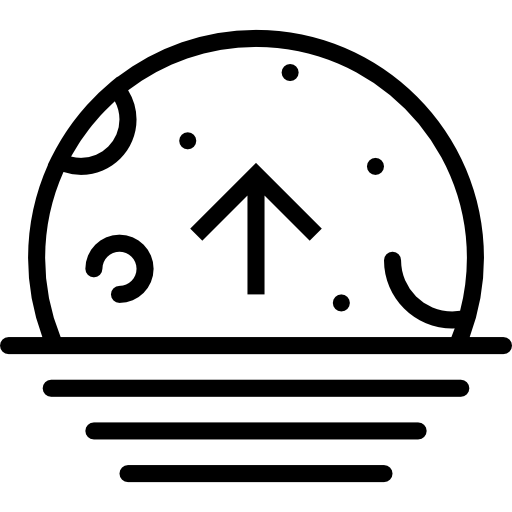 Moon Basic Miscellany Lineal icon