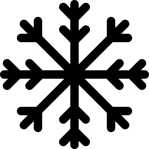 sneeuwvlok Basic Miscellany Fill icoon