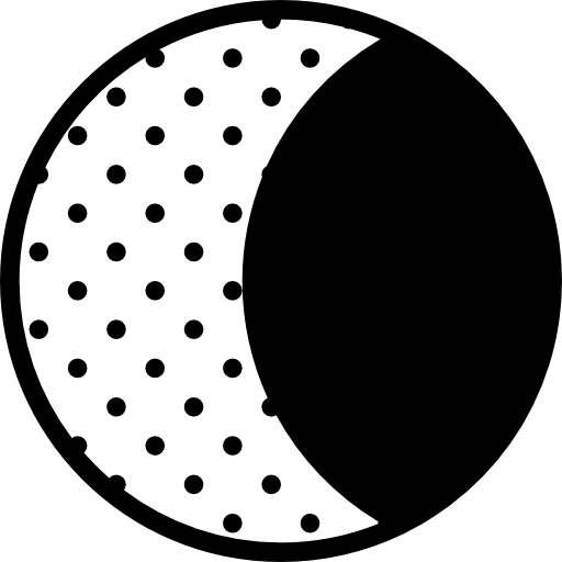 księżyc Basic Miscellany Fill ikona