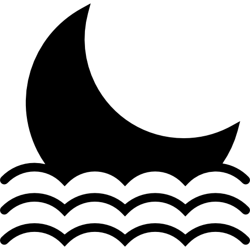księżyc Basic Miscellany Fill ikona