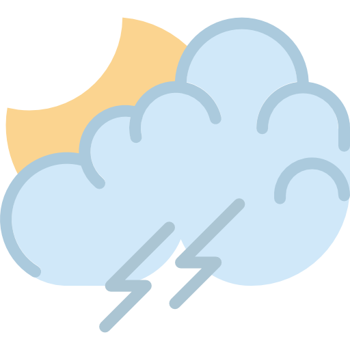 Storm Basic Miscellany Flat icon