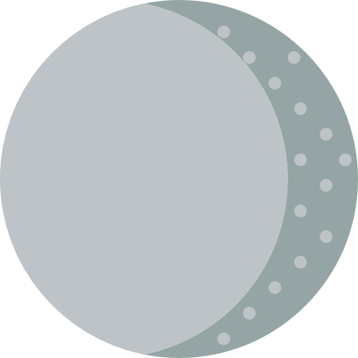 księżyc Basic Miscellany Flat ikona