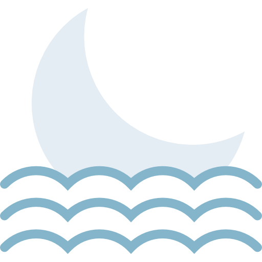 księżyc Basic Miscellany Flat ikona