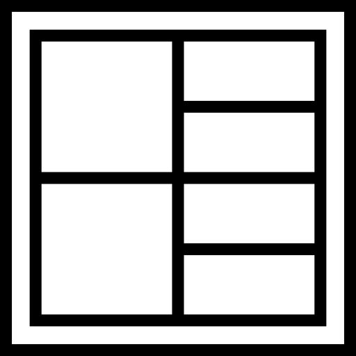 Square Basic Miscellany Lineal icon