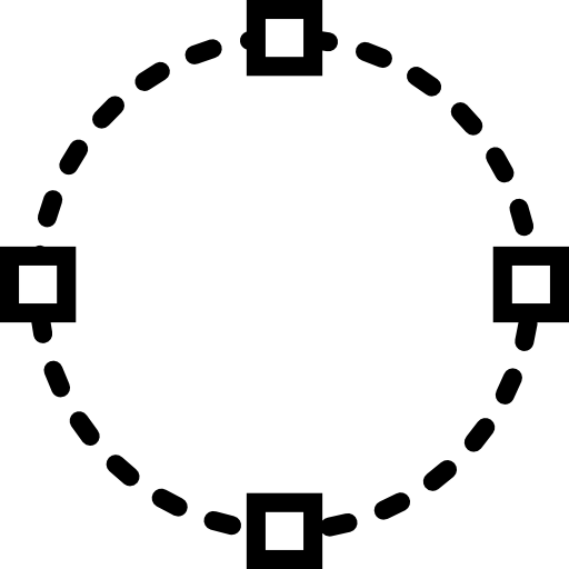 ovale Basic Miscellany Lineal icona