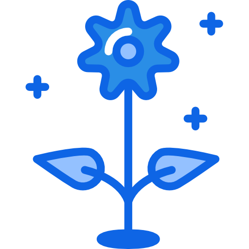 fleur Darius Dan Blue Icône