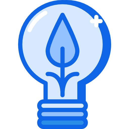 Light bulb Darius Dan Blue icon