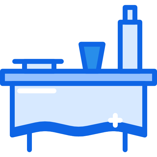 mesa del comedor Darius Dan Blue icono
