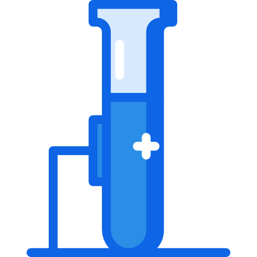 Test tube Darius Dan Blue icon