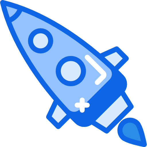 rakieta Darius Dan Blue ikona