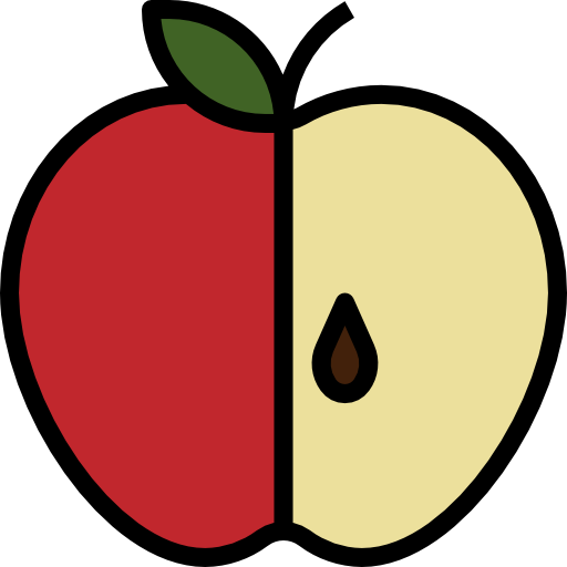 jabłko Pause08 Lineal Color ikona