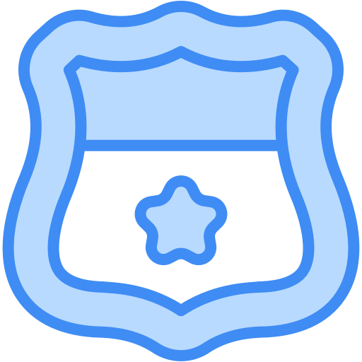 distintivo del poliziotto Generic Others icona
