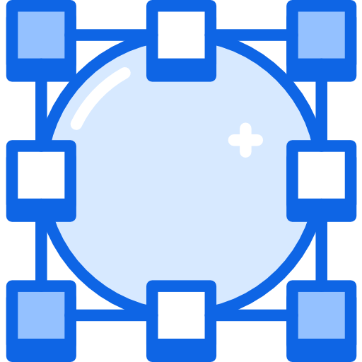 cirkel Darius Dan Blue icoon
