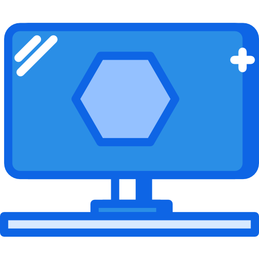 monitor Darius Dan Blue ikona