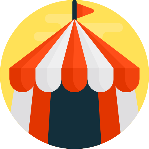 Circus Detailed Flat Circular Flat icon