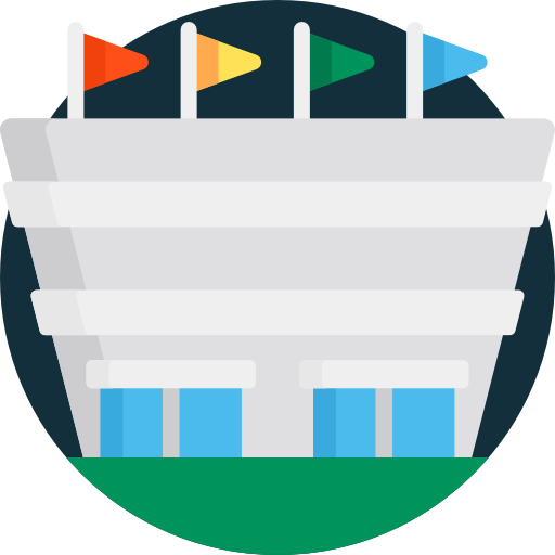 stadio Detailed Flat Circular Flat icona