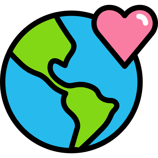 地球 Darius Dan Lineal Color icon