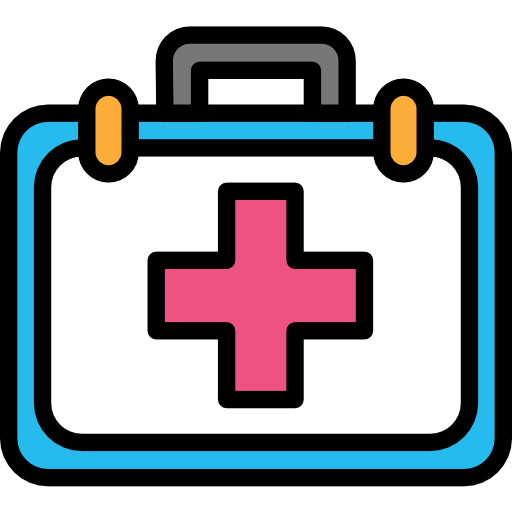 First aid kit Darius Dan Lineal Color icon