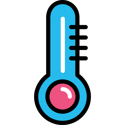 thermometer Darius Dan Lineal Color icon