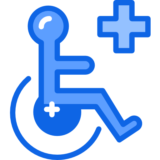 Wheelchair Darius Dan Blue icon
