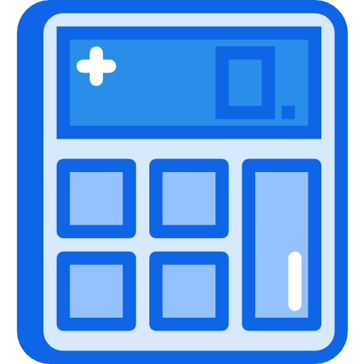 Calculator Darius Dan Blue icon