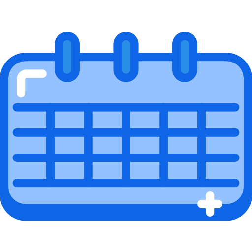 Calendar Darius Dan Blue icon
