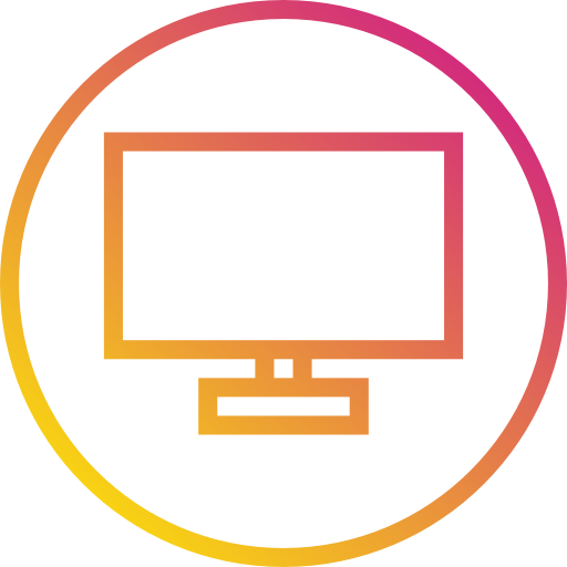 monitor Payungkead Gradient icon