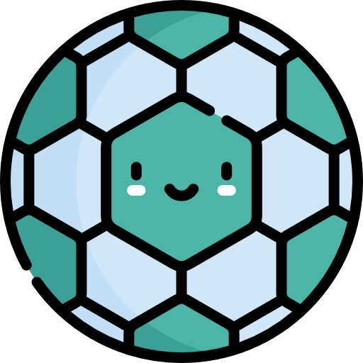 Ball Kawaii Lineal color icon
