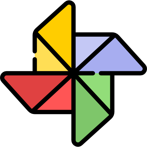 Pinwheel Kawaii Lineal color icon