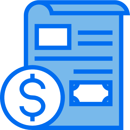 Document Payungkead Blue icon