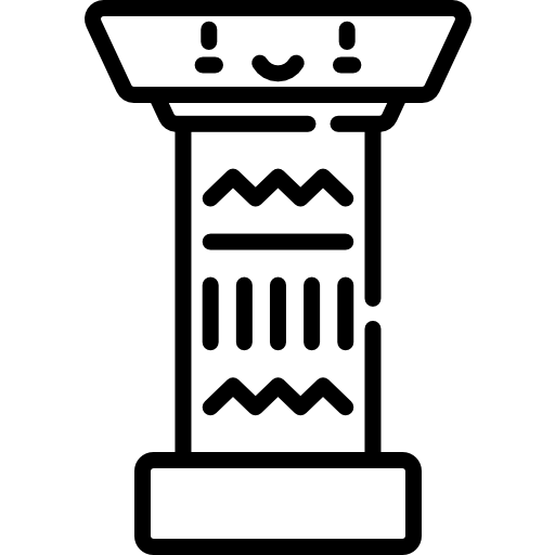 säule Kawaii Lineal icon