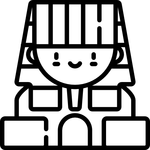 sfinx Kawaii Lineal icoon