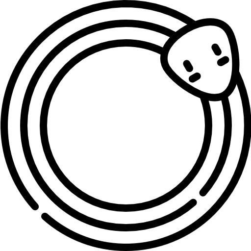 ouroboros Kawaii Lineal icono