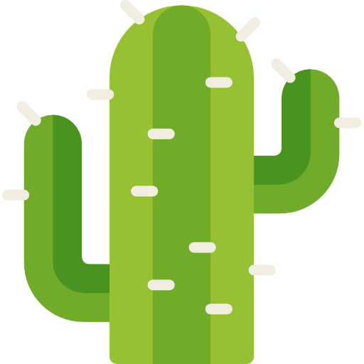 cactus Kawaii Flat icono