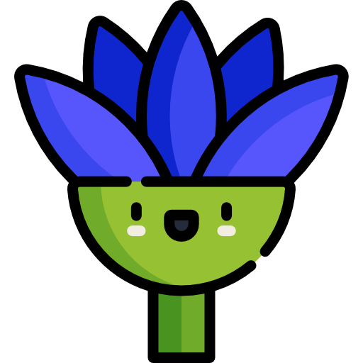 lotus Kawaii Lineal color icon