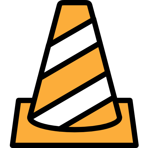 Cone Darius Dan Lineal Color icon